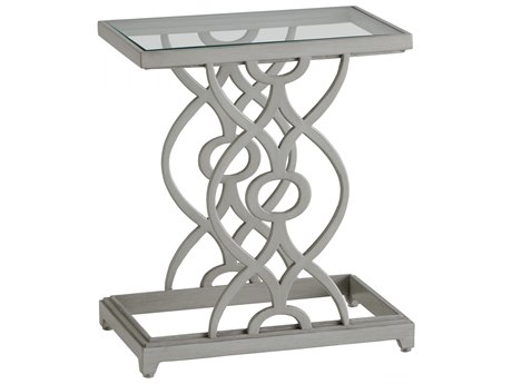 Tommy Bahama Outdoor Silver Sands Aluminum Rectangular Accent Table