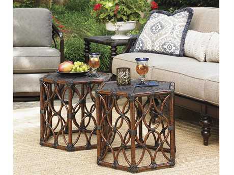 Tommy Bahama Outdoor Black Sands Cast Aluminum Lounge Set