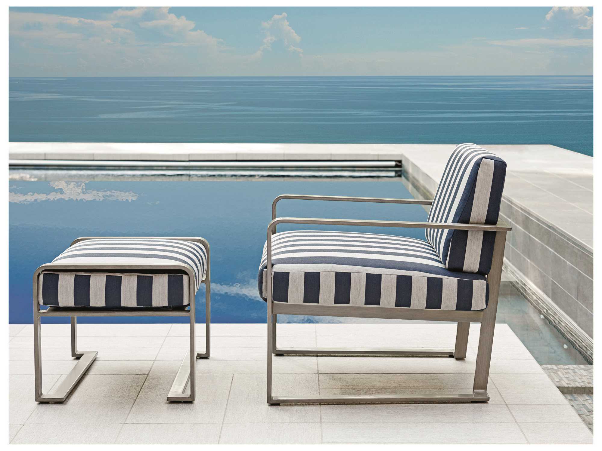 Tommy Bahama Outdoor Del Mar Cast Aluminum Pool Lounge Set