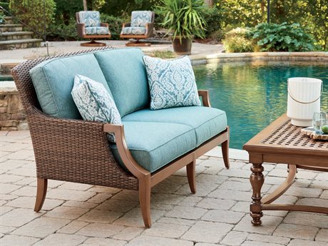Tommy Bahama Outdoor Harbor Isle Wicker Cushion Lounge Set