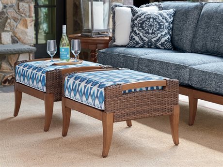 Tommy Bahama Outdoor Harbor Isle Wicker Cushion Lounge Set