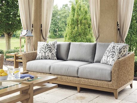 Tommy Bahama Outdoor Los Altos Valley View Wicker Cushion Lounge Set