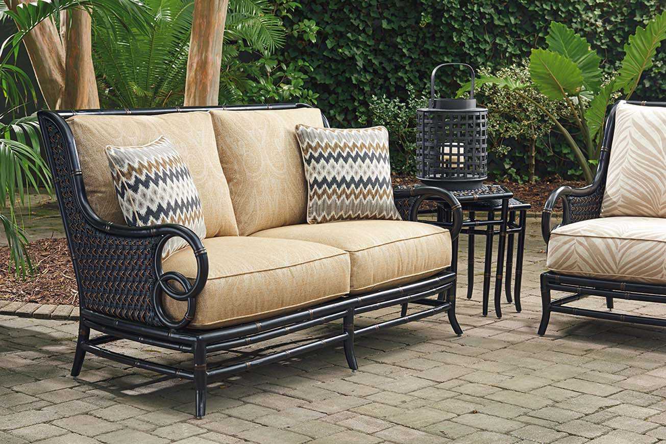 Tommy Bahama Outdoor Marimba Wicker Loveseat | TR323722