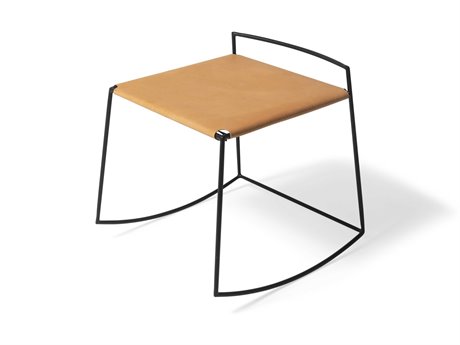 Tronk Design Mia Rocker Leather Rocking Chair