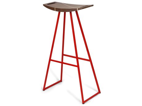 Tronk Design Robert Walnut Wood Bar Stool