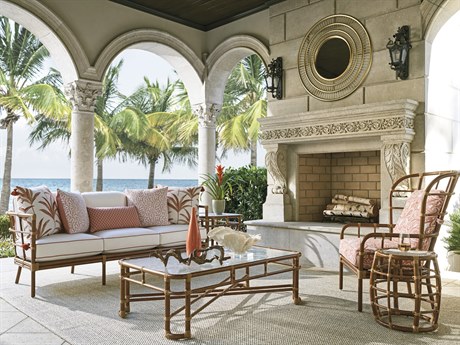 Tommy Bahama Outdoor Sandpiper Bay Aluminum Cushion Lounge Set