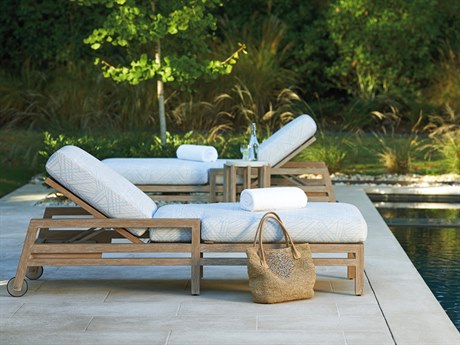 Tommy Bahama Outdoor Stillwater Cove Teak Cushion Lounge Set