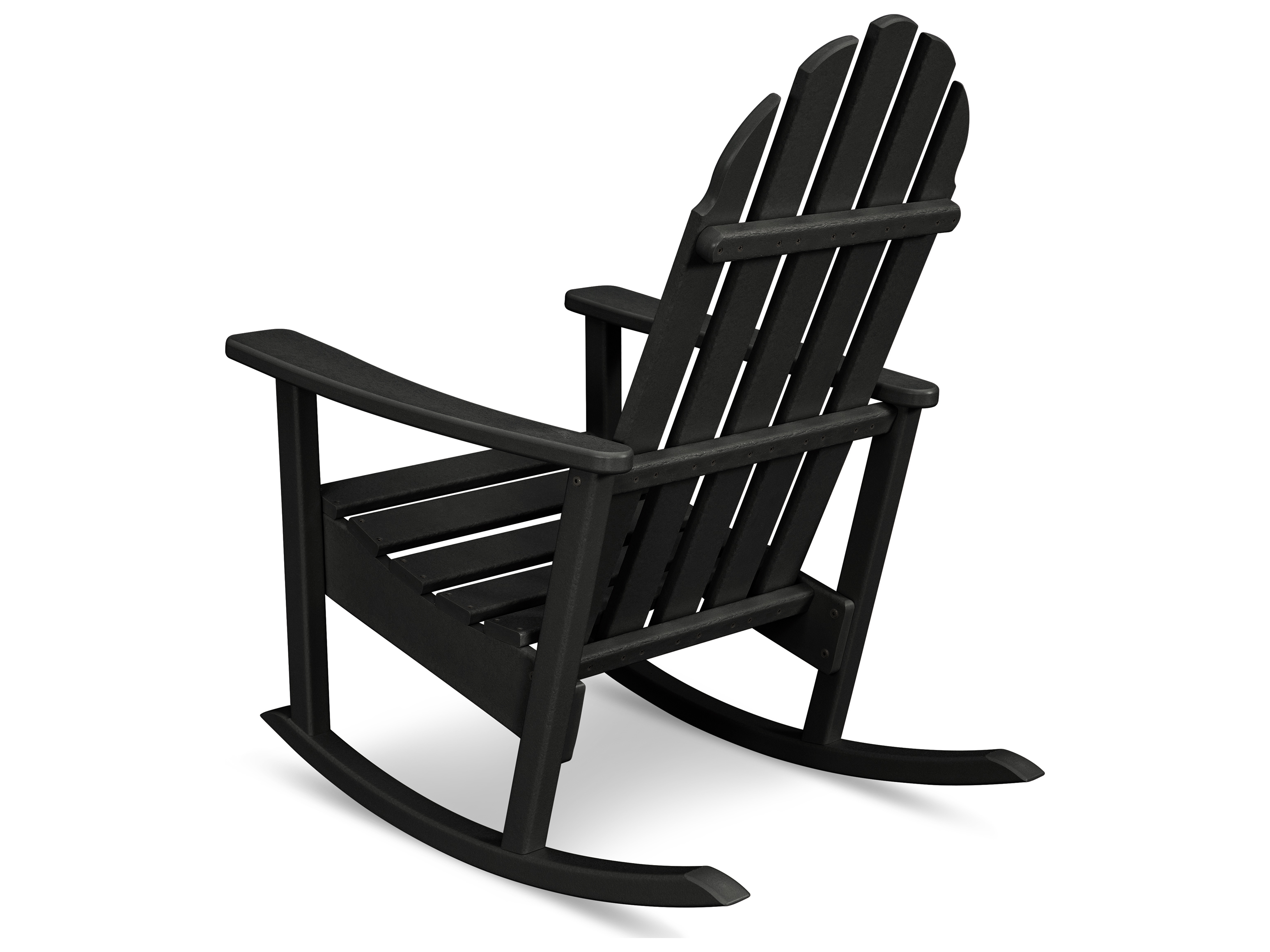Trex® Outdoor Furniture Cape Cod Adirondack Rocking Chair in Charcoal