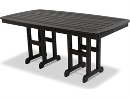 Recycled Plastc Rectangular Dnng Table