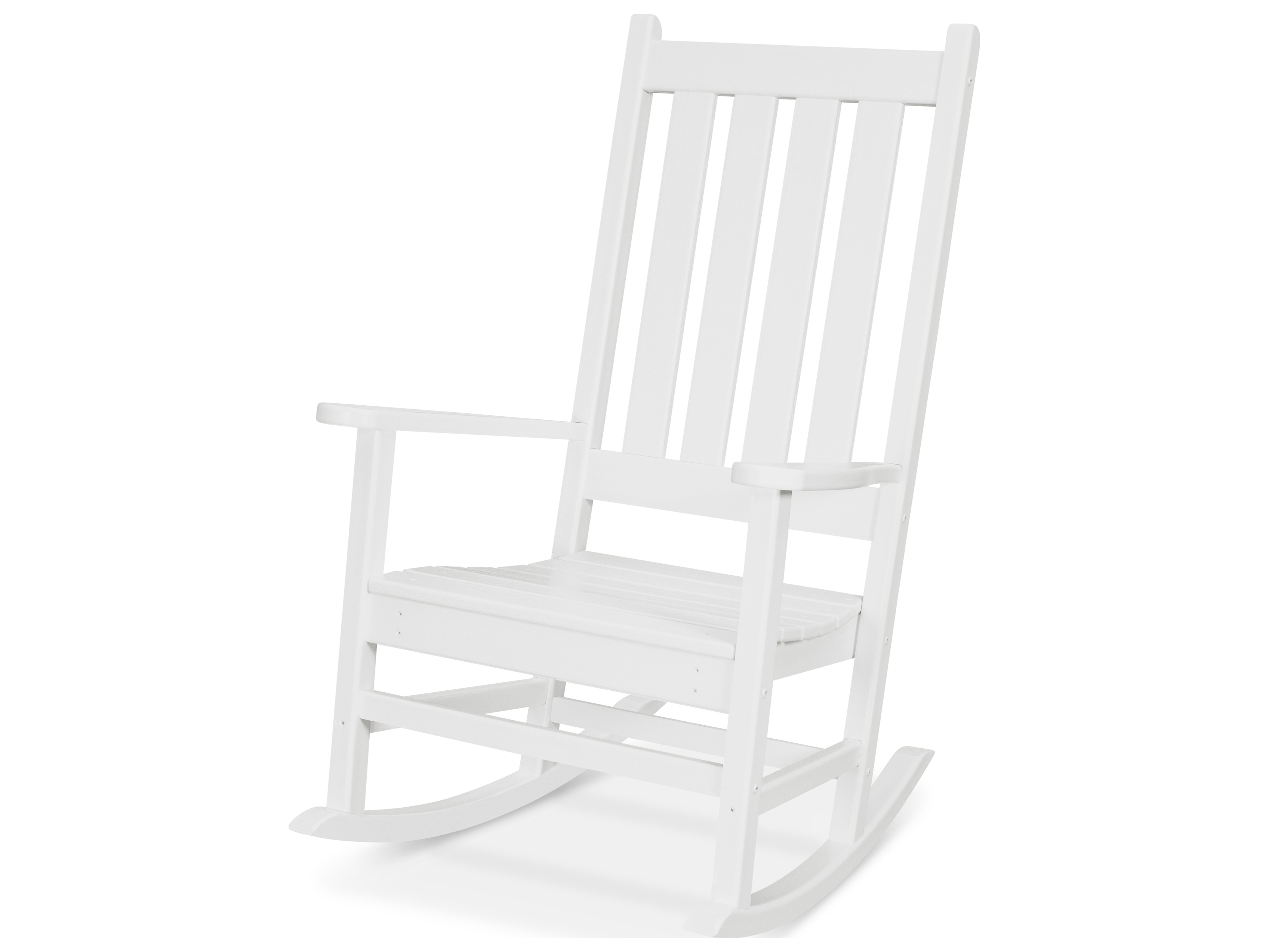 Trex Outdoor Furniture Cape Cod Porch Rocking Chair in Classic White TRXTXR140CW