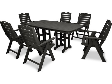Trex® Outdoor Furniture™ Yacht Club Recycled Plastic 7 Piece Dining Set