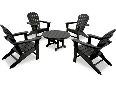 Trex® Outdoor Furniture™ Yacht Club Recycled Plastic Shellback 5 Piece Lounge Set