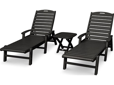 Trex® Outdoor Furniture™ Yacht Club Recycled Plastic 3 Piece Lounge Set