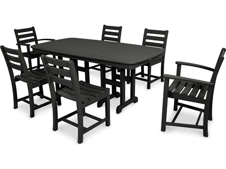 Trex® Outdoor Furniture™ Monterey Bay Recycled Plastic 7 Piece Dining Set