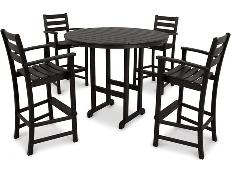 Trex® Outdoor Furniture™ Monterey Bay Recycled Plastic 5 Piece Bar Set