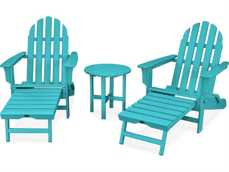 Trex Outdoor Furniture Cape Cod 3 Piece Ultimate Adirondack Set