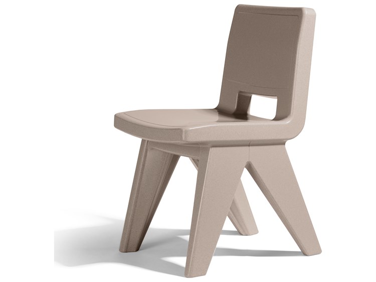 Tupelo Goods Fresco Marine Grade Polyethylene Lounge Chair in Sandstone