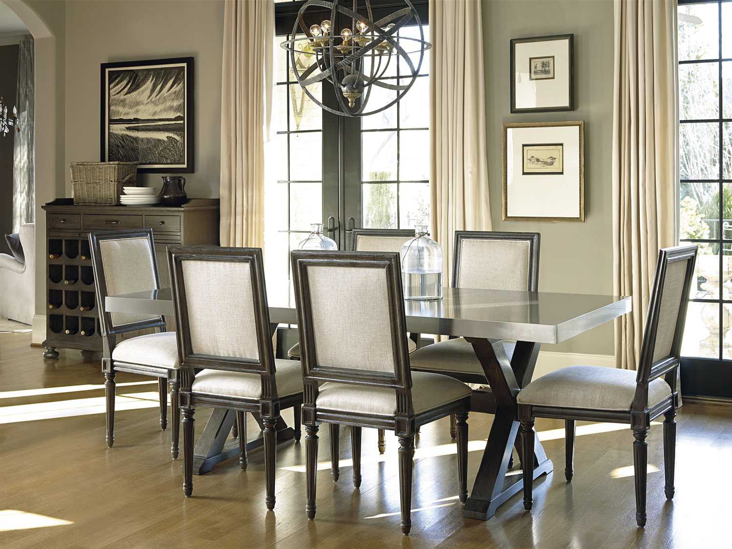 Universal Furniture Berkeley3 80''L x 40''W Rectangular Brownstone