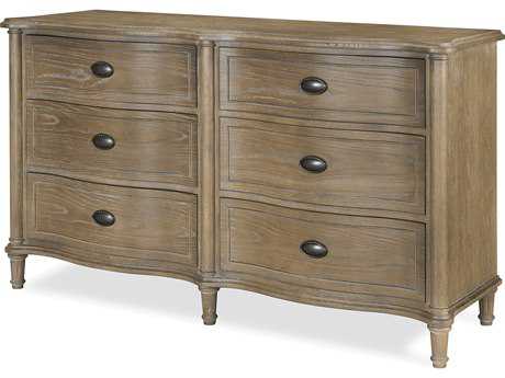 Universal Furniture Devon 6-Drawers Brown Double Dresser