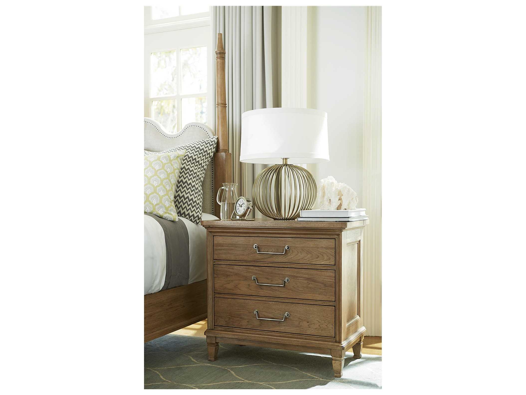 Universal Furniture Moderne Muse 32''L x 18''W Rectangular Bisque Nightstand UF414350