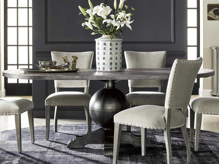 Universal Furniture Curated 84 L X 40 W Oval Greystone Rutledge Universal Furniture Curated 84 L X 40 W Oval Greystone Rutledge Dining