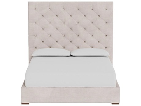 Universal Furniture Brando Bed Beige Upholstered Queen Panel