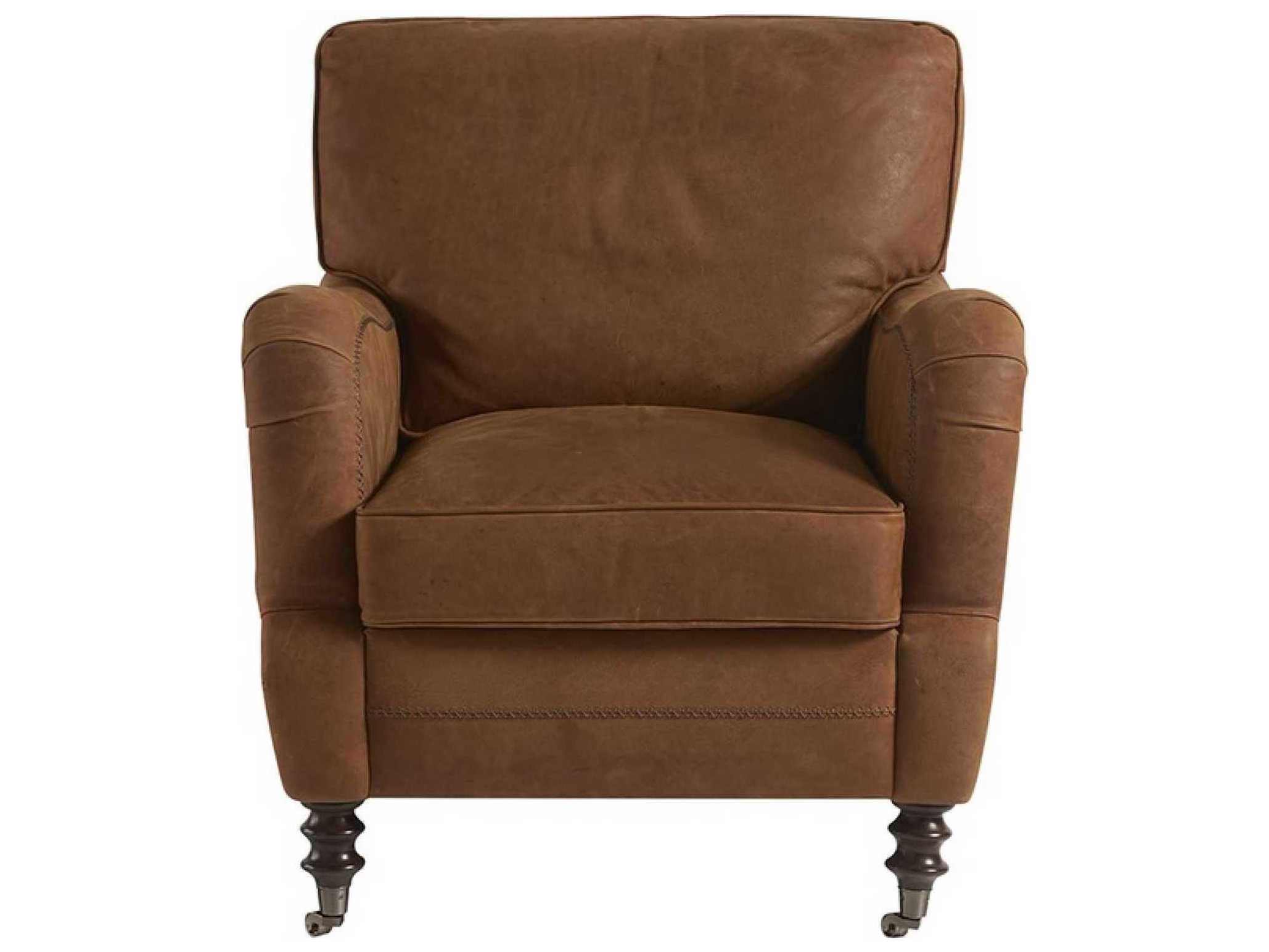 Universal Furniture Leather Sumatra Rolling Accent Chair | UF682543706