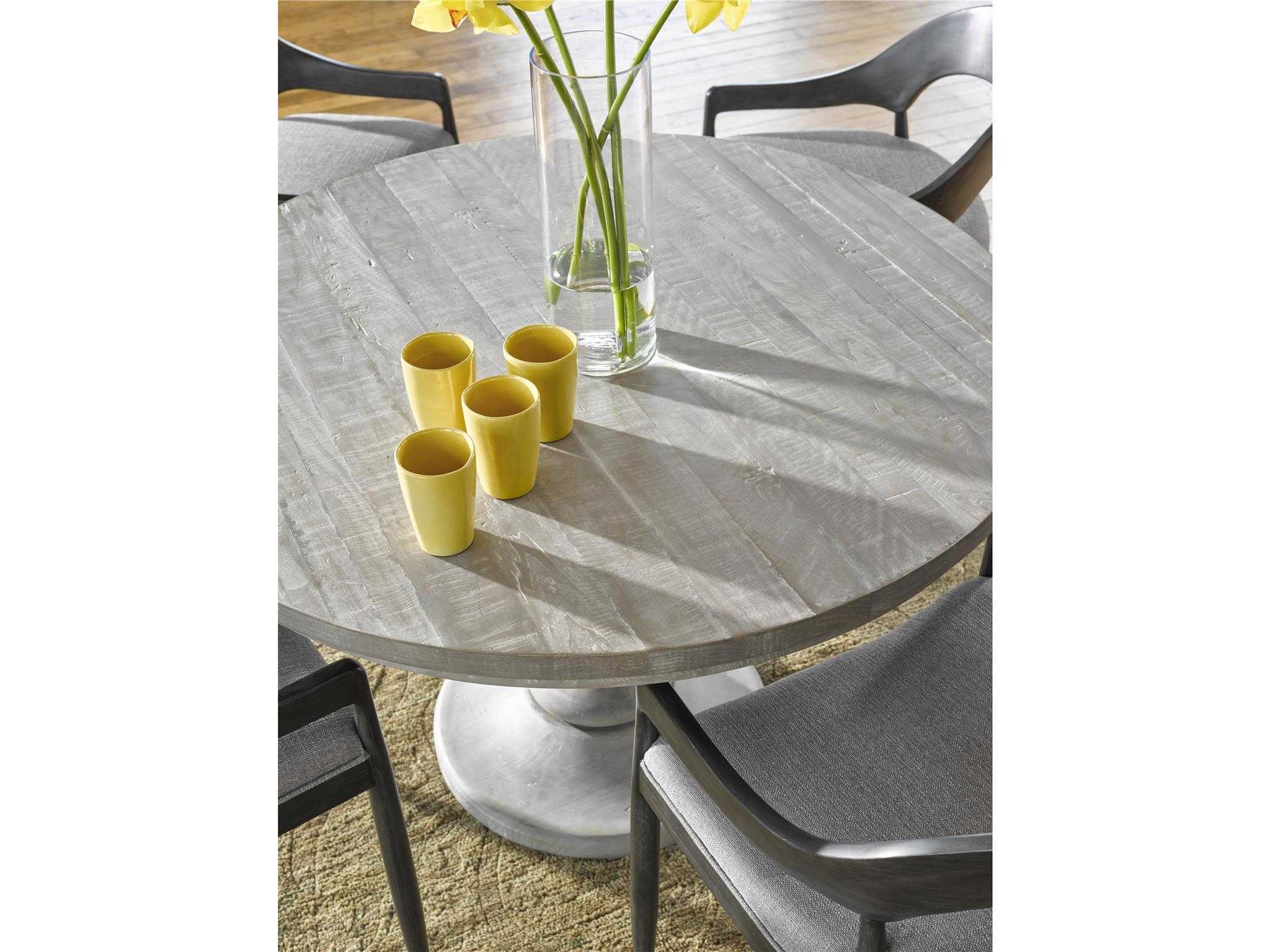 Universal Furniture Curated Greystone 48'' Wide Round Niles Dining