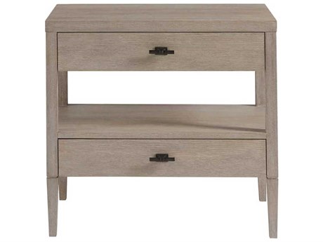 Universal Furniture Midtown 2-Drawers Beige Nightstand
