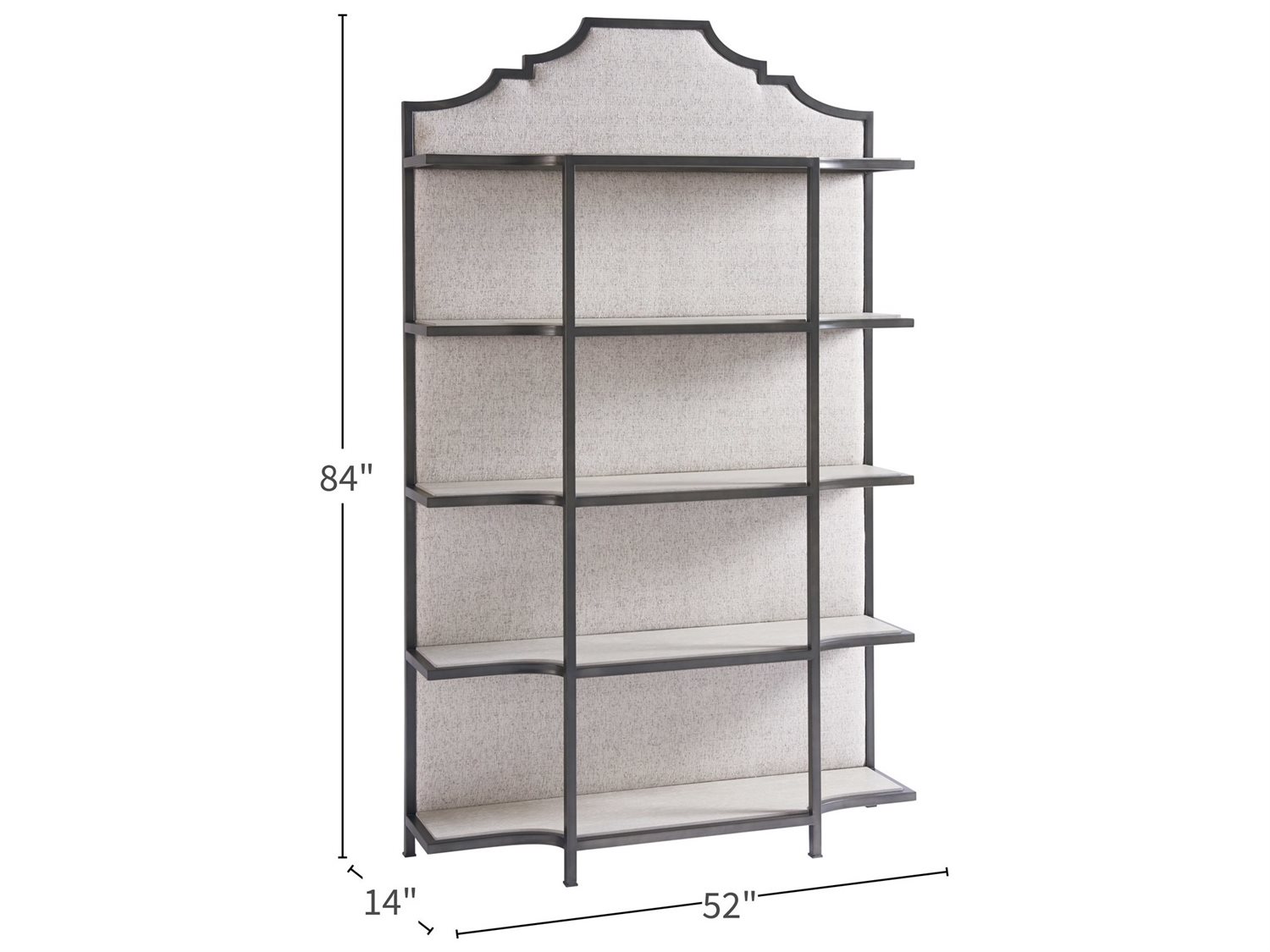 Universal Furniture Midtown Matte Black Etagere UF805850