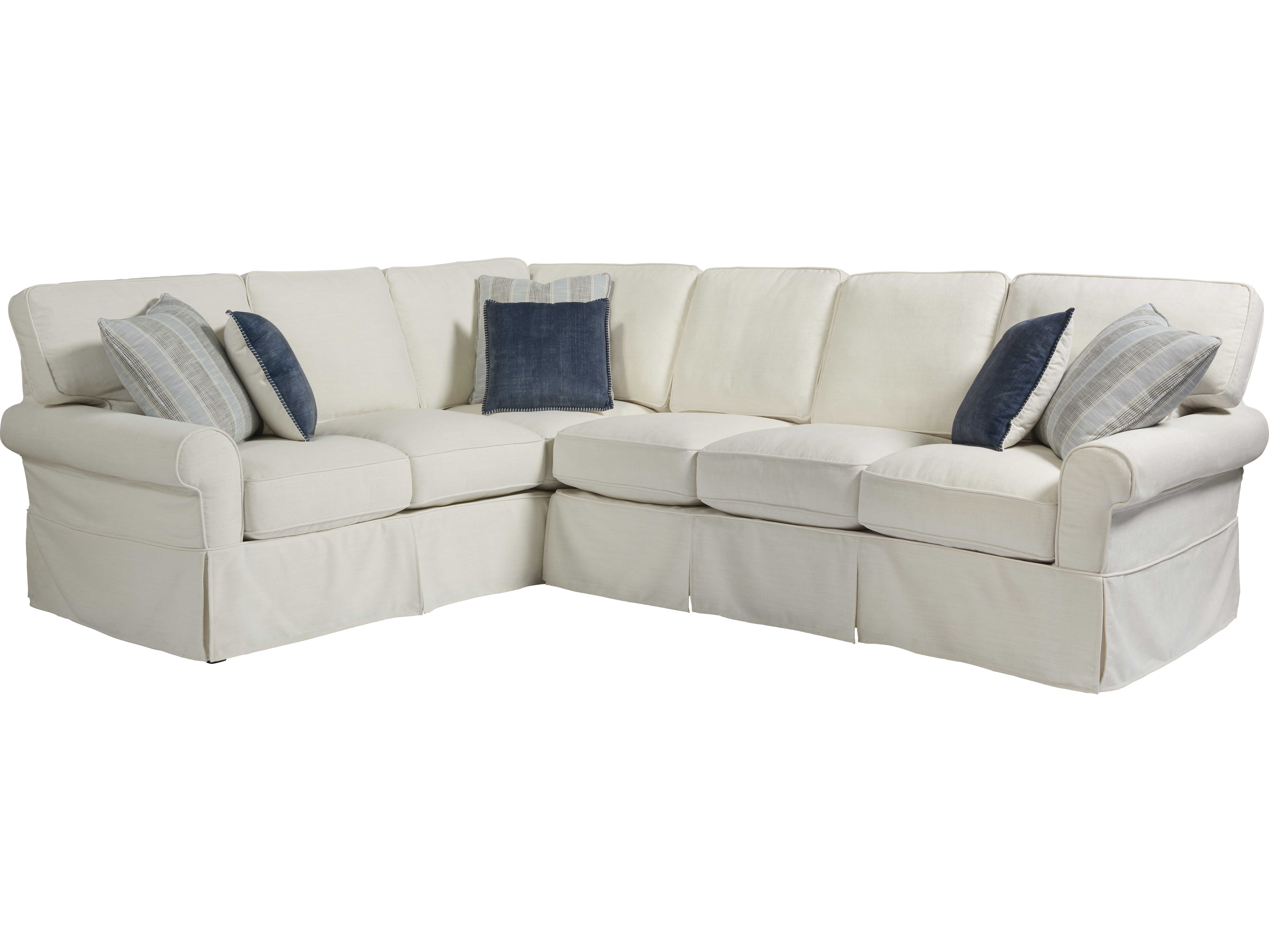 Universal Furniture Coastal Living Daily Snow Sectional ...