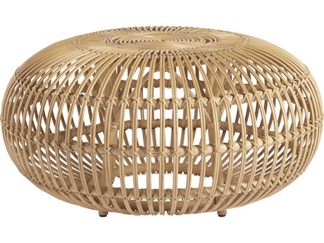 Universal Furniture Rattan Scatter Round Wicker Coffee Table