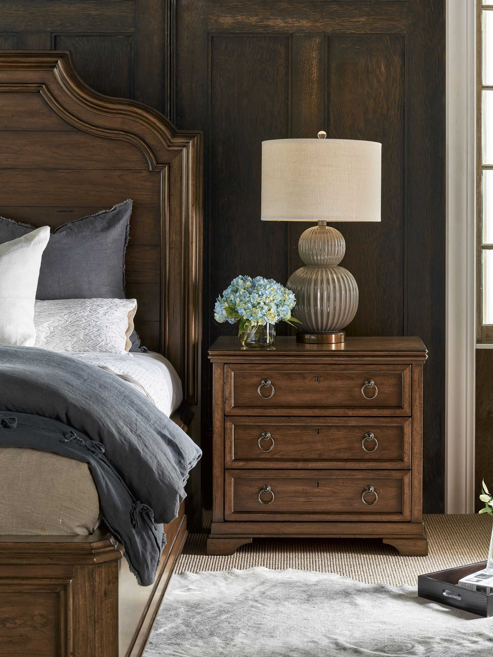 Universal Furniture Ardmore Cherry TwoDrawer Nightstand UF909350