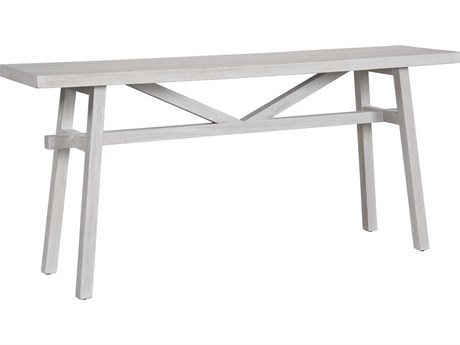 Universal Furniture Modern Farmhouse Rectangular Wood Buttermilk Console Table