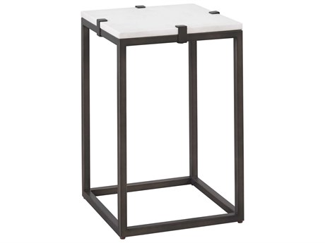 Universal Furniture Modern Farmhouse Archer Square Stone Pepper End Table