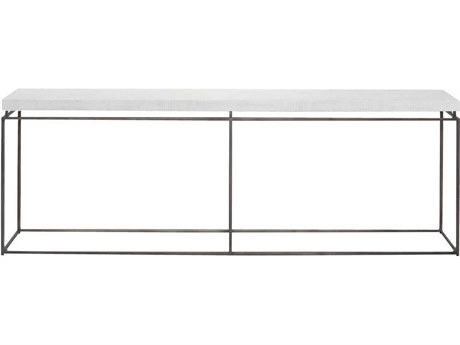 Universal Furniture Modern Farmhouse Watts Rectangular Wood Rustic Oak Console Table