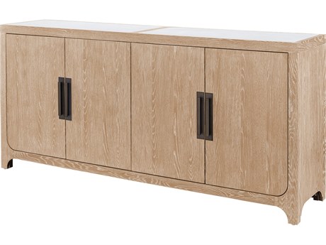 Universal Furniture Modern Farmhouse Blair 78" Solid Wood Natural Oak Sideboard