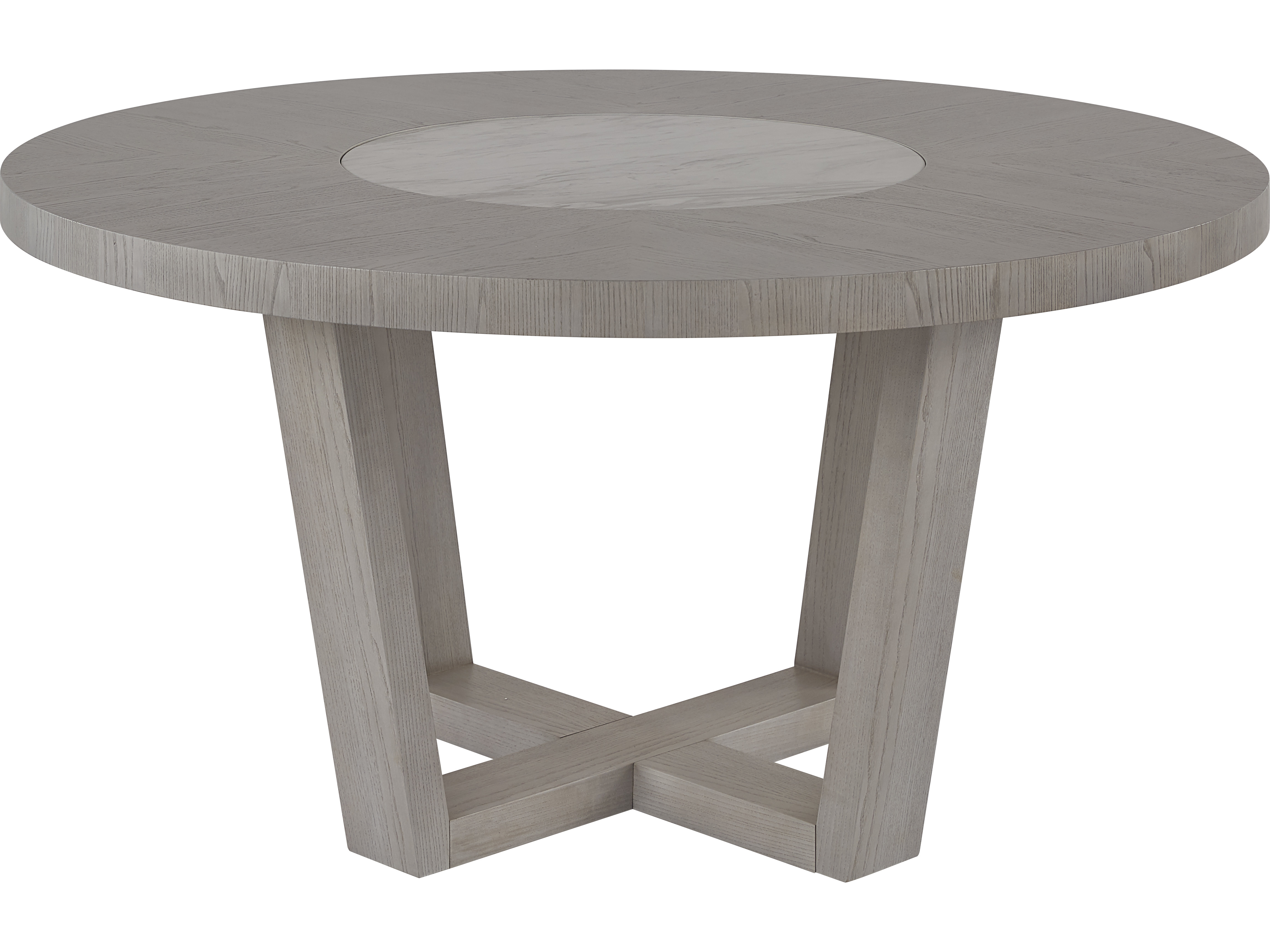 large grey round dining table