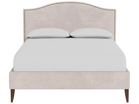 Universal Furniture Tatum Bed Beige Upholstered King Platform