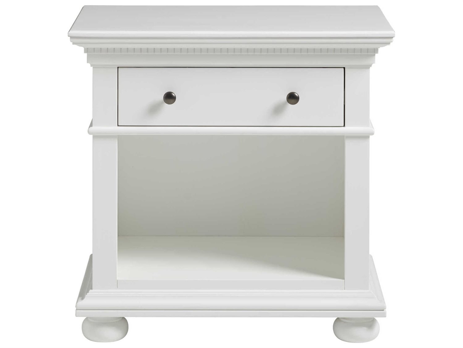 Universal Furniture White One-drawer Nightstand 