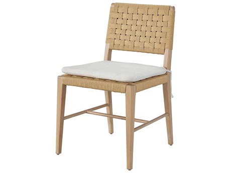 Universal Furniture Nomad Wood Oak Brown Upholstered Side Dining Chair
