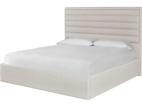 Universal Furniture Tranquility Melborne Ivory Beige Upholstered King Panel Bed