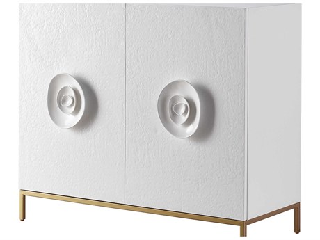 Universal Furniture Tranquility Glacier Milky Mushroom White Accent Chest