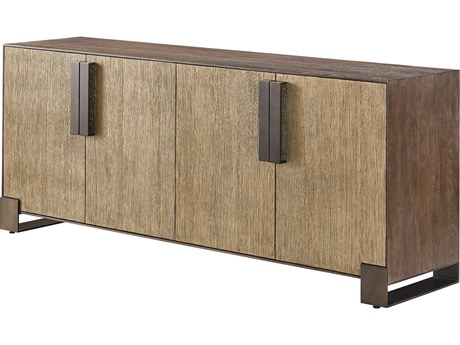 Universal Furniture Erinn V. x Universal Riviera 80" Walnut Wood Oak Media Console