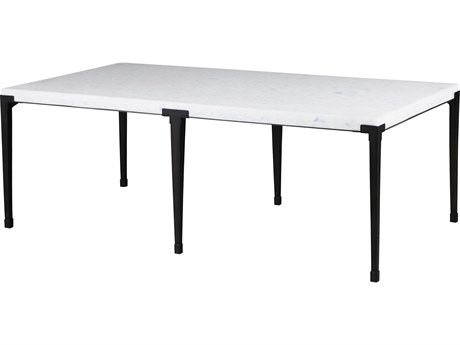 Universal Furniture Coalesce Floyd Rectangular Marble Soft Matte Black Cocktail Table