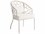 Universal Furniture Weekender Pebble Rattan Natural Fabric Upholstered Arm Dining Chair  UFU330634