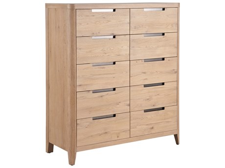 Universal Furniture Modern Organic Natural Oak Walker Drawer Chest