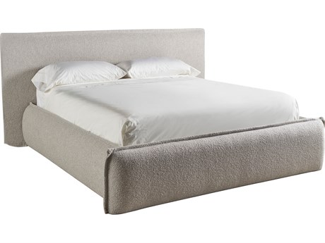Universal Furniture Modern Medina Pebble Lux Upholstered Bed King