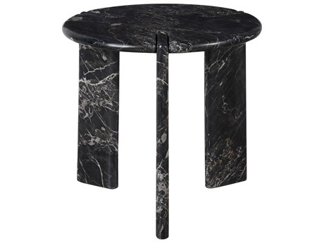 Universal Furniture Modern Golden Portoro Marble Magnus End Table