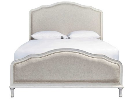 Universal Furniture Curated Amity Cotton Beige Upholstered Queen Panel Bed